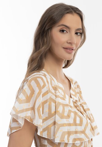 faina - Blusa em bege