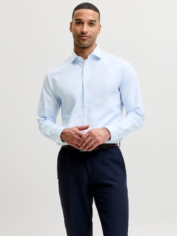 JACK & JONES - Ajuste estrecho Camisa 'JPRBLAPARKER' en azul: frente