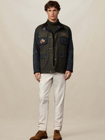 Hackett London Jacke 'Blackwatch Velo' in Grün