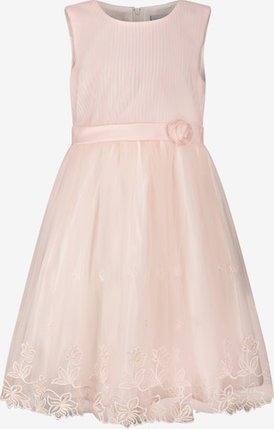 happy girls Dress in Pink: front