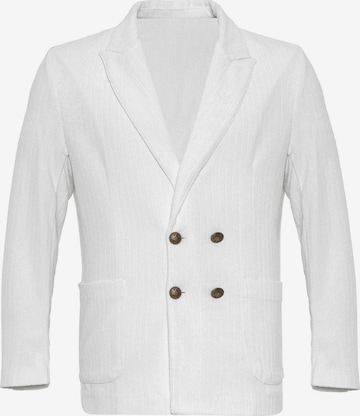 Coupe regular Veste de costume 'Basic' Antioch en blanc : devant