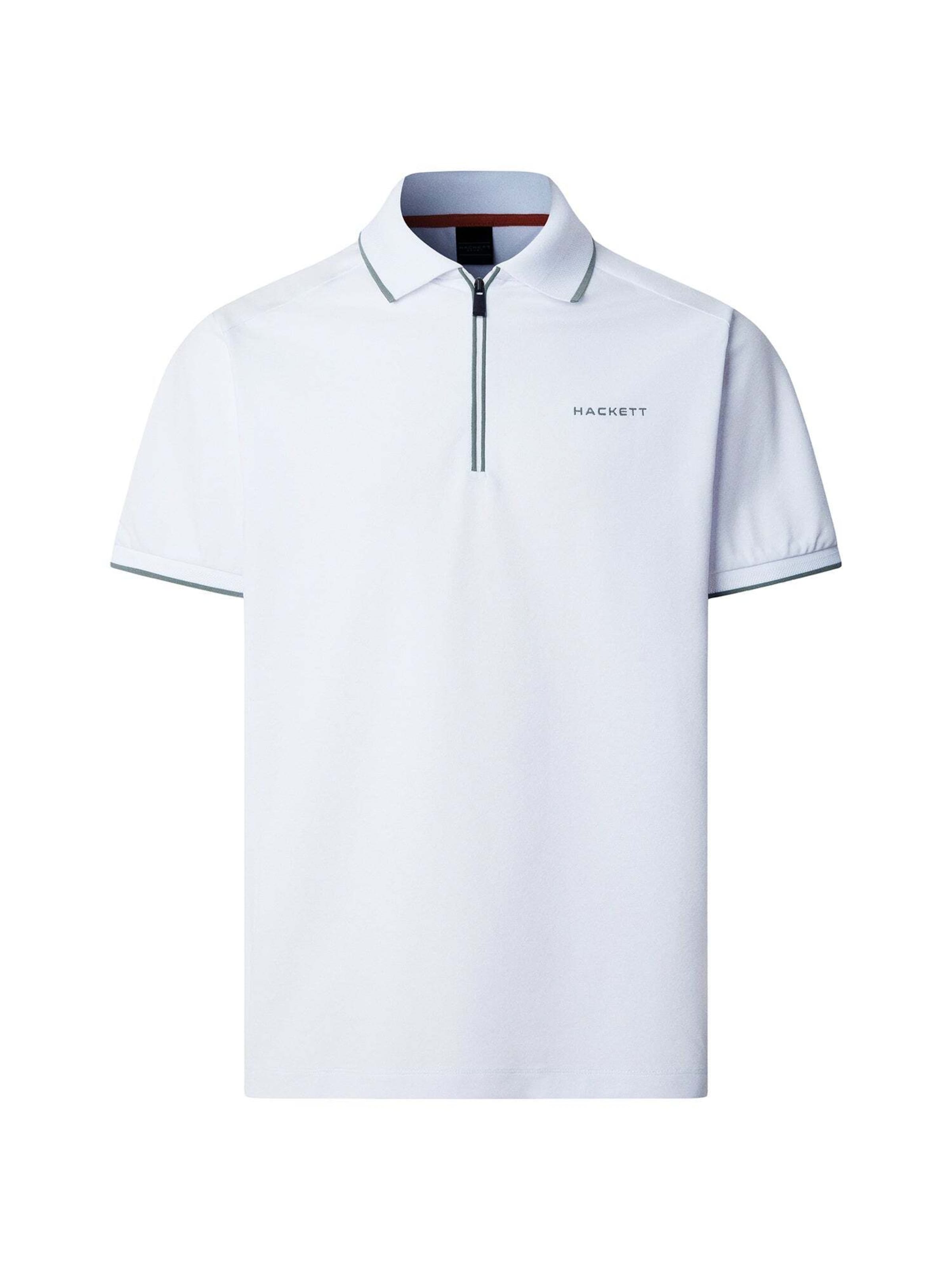 Hackett London Poloshirt 'City' in Weiß: Vorderseite