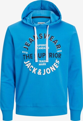 JACK & JONES Mikina 'ANDY' – modrá: přední strana