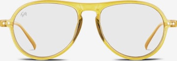 TWIG Concept Milano Glasses 'Thiele BlueLight' in Yellow: front