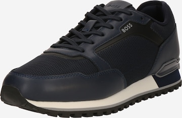 Baskets basses 'Parkour-L' BOSS en bleu : devant