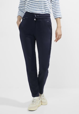 CECIL Slim fit Pants in Blue: front