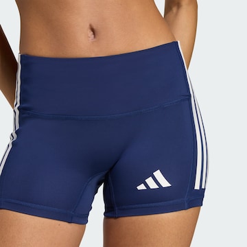 ADIDAS PERFORMANCE Skinny Sportbroek in Blauw