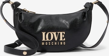 Love Moschino Crossbody Bag in Black: front