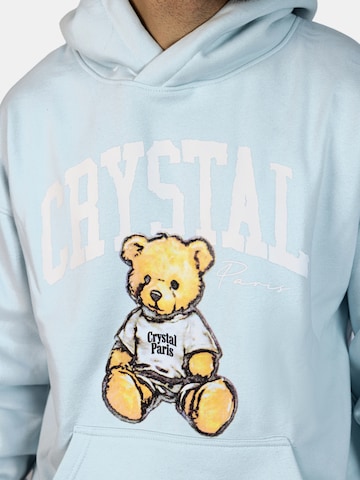 Crystal Paris Sweatshirt 'Teddy' in Blauw