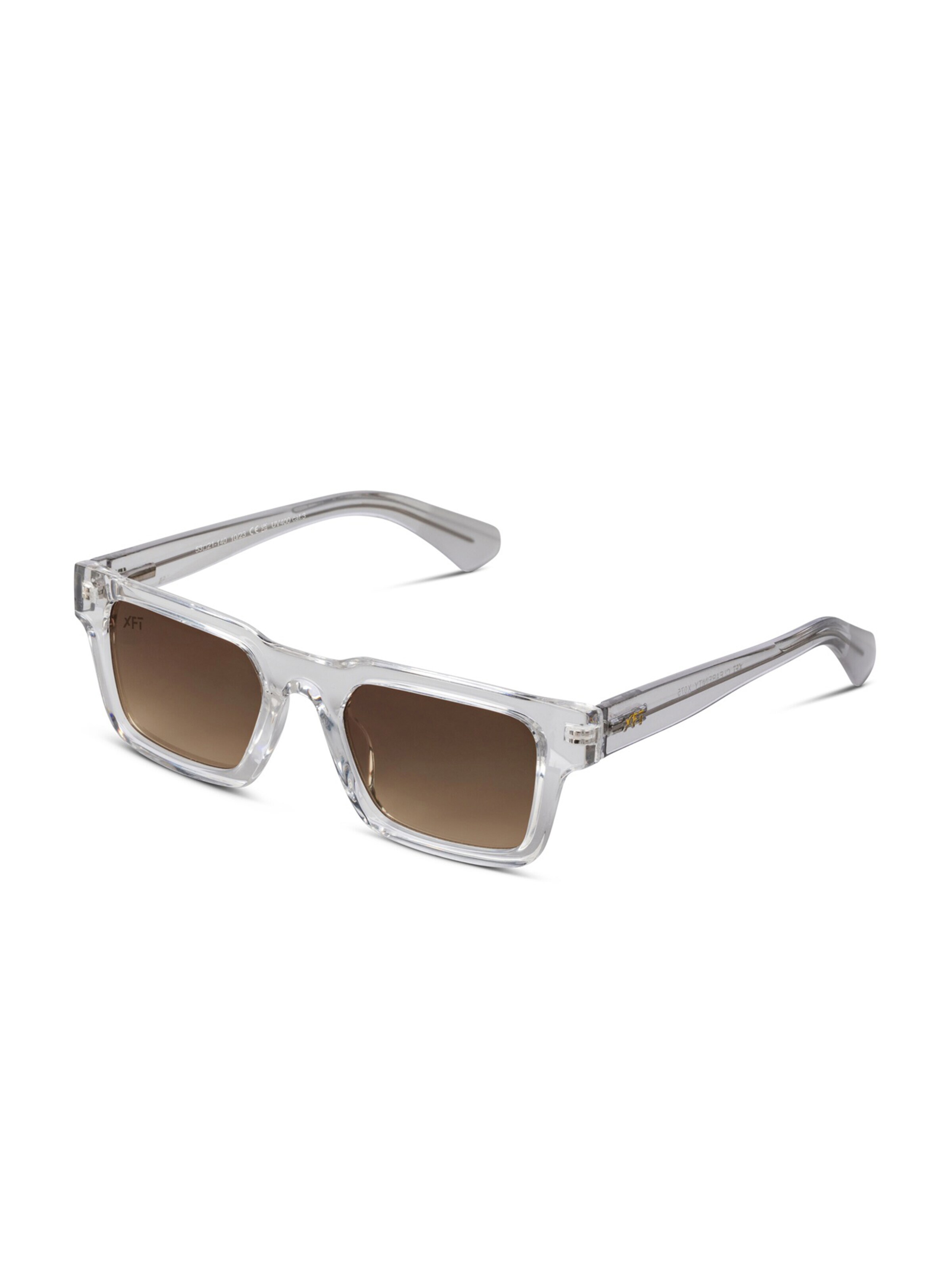 X Frame Therapy Sonnenbrille 'Clearfinity Sun' in Braun: Vorderseite
