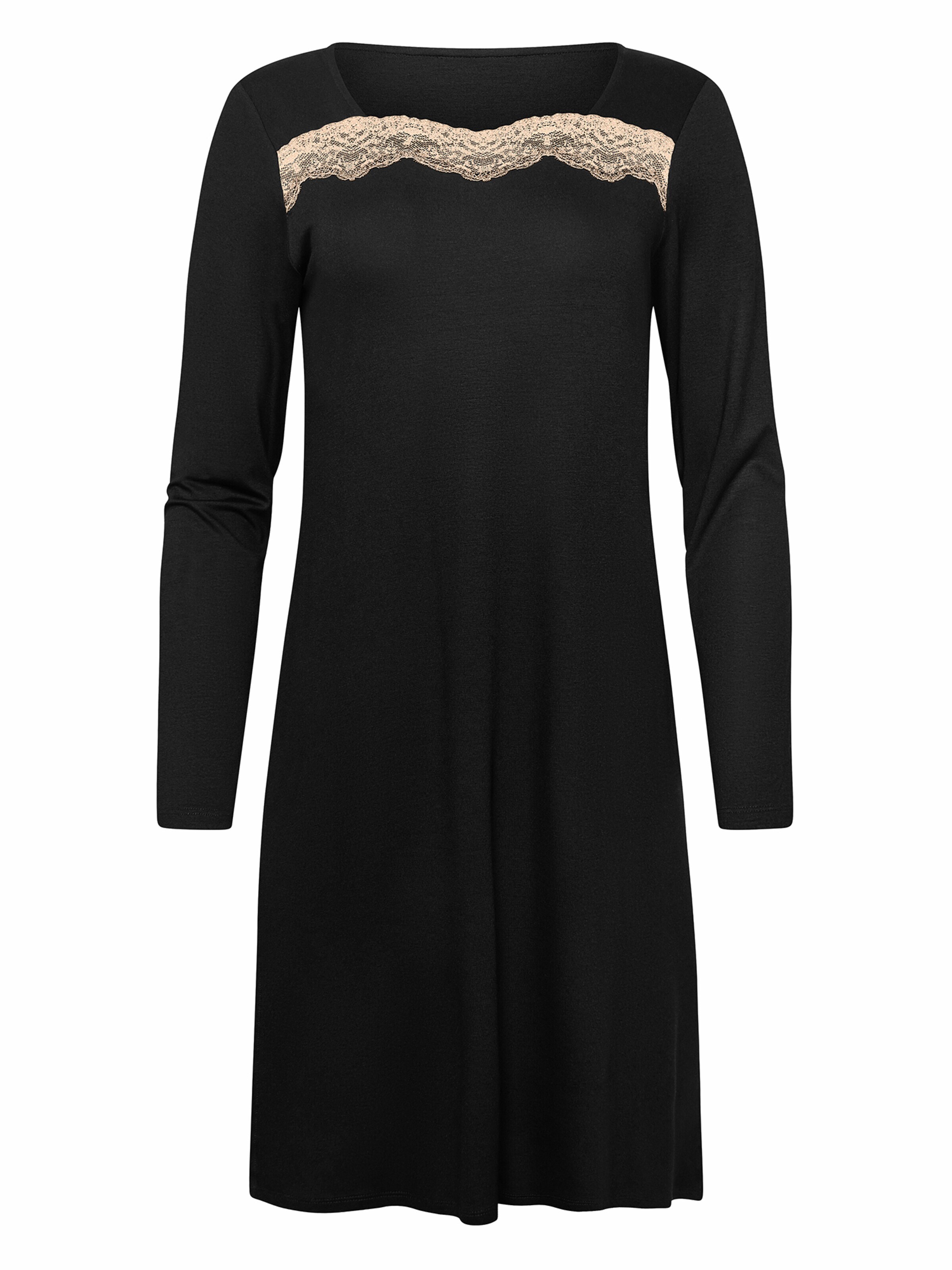 Lisca Nightgown 'Tania' in Black: front
