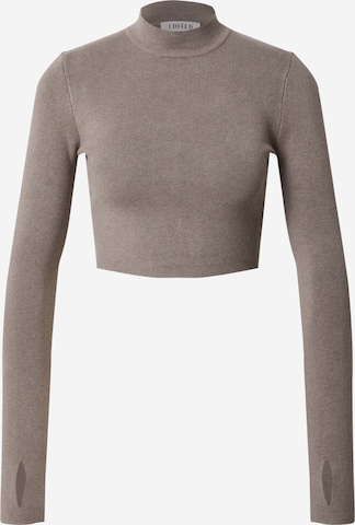 EDITED Sweater 'Tya' in Beige: front
