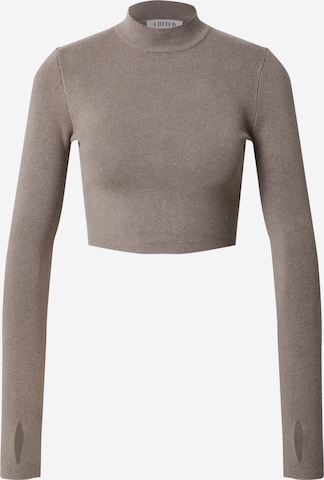 Pull-over 'Tya' EDITED en beige : devant