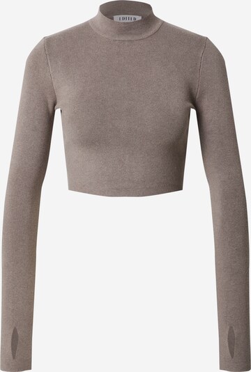 EDITED Genser 'Tya' i beige / brun, Produktvisning