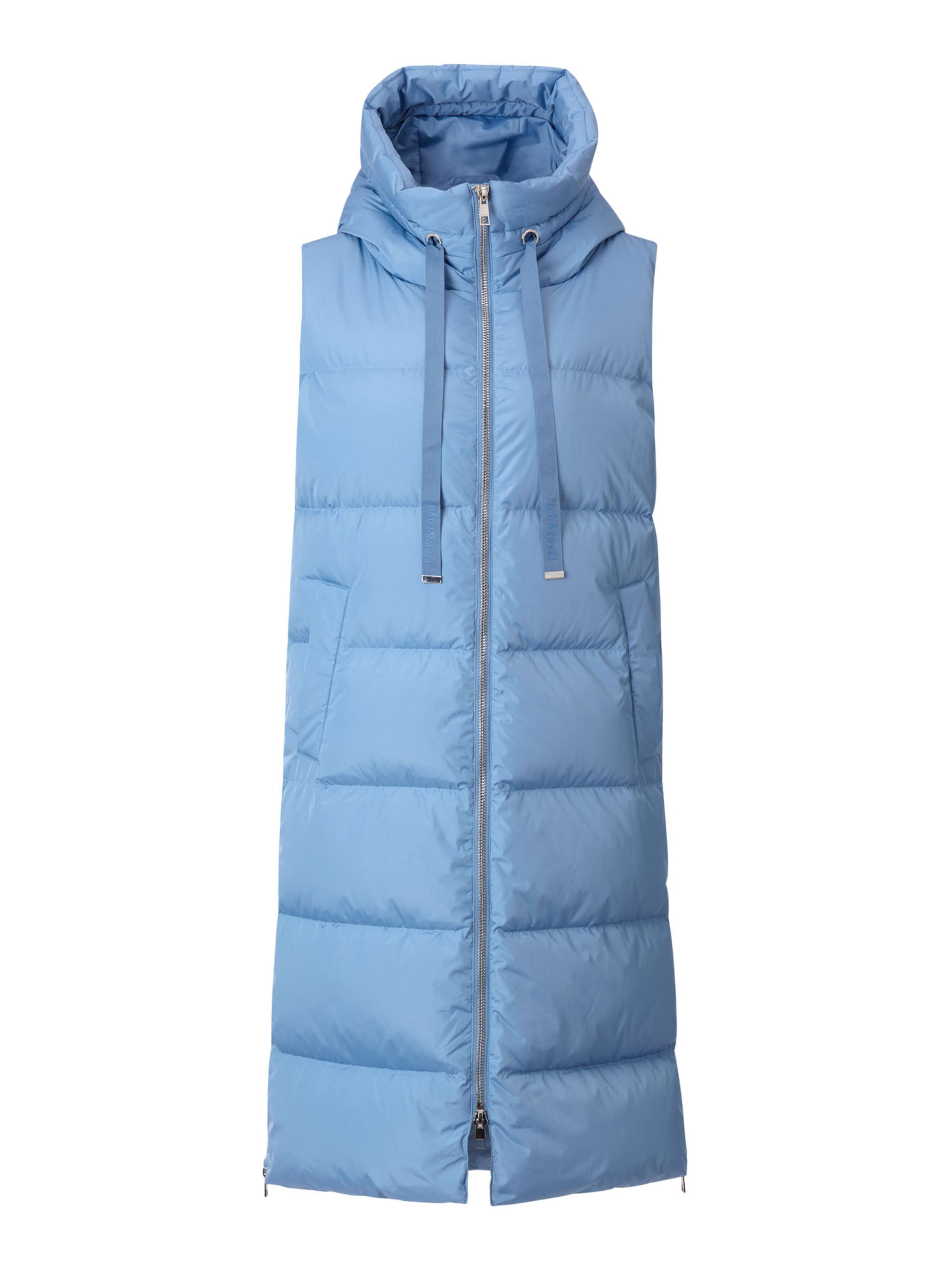 Rich & Royal - Colete em azul: frente