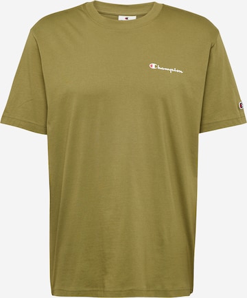 Champion Authentic Athletic Apparel T-Shirt in Grün: Vorderseite