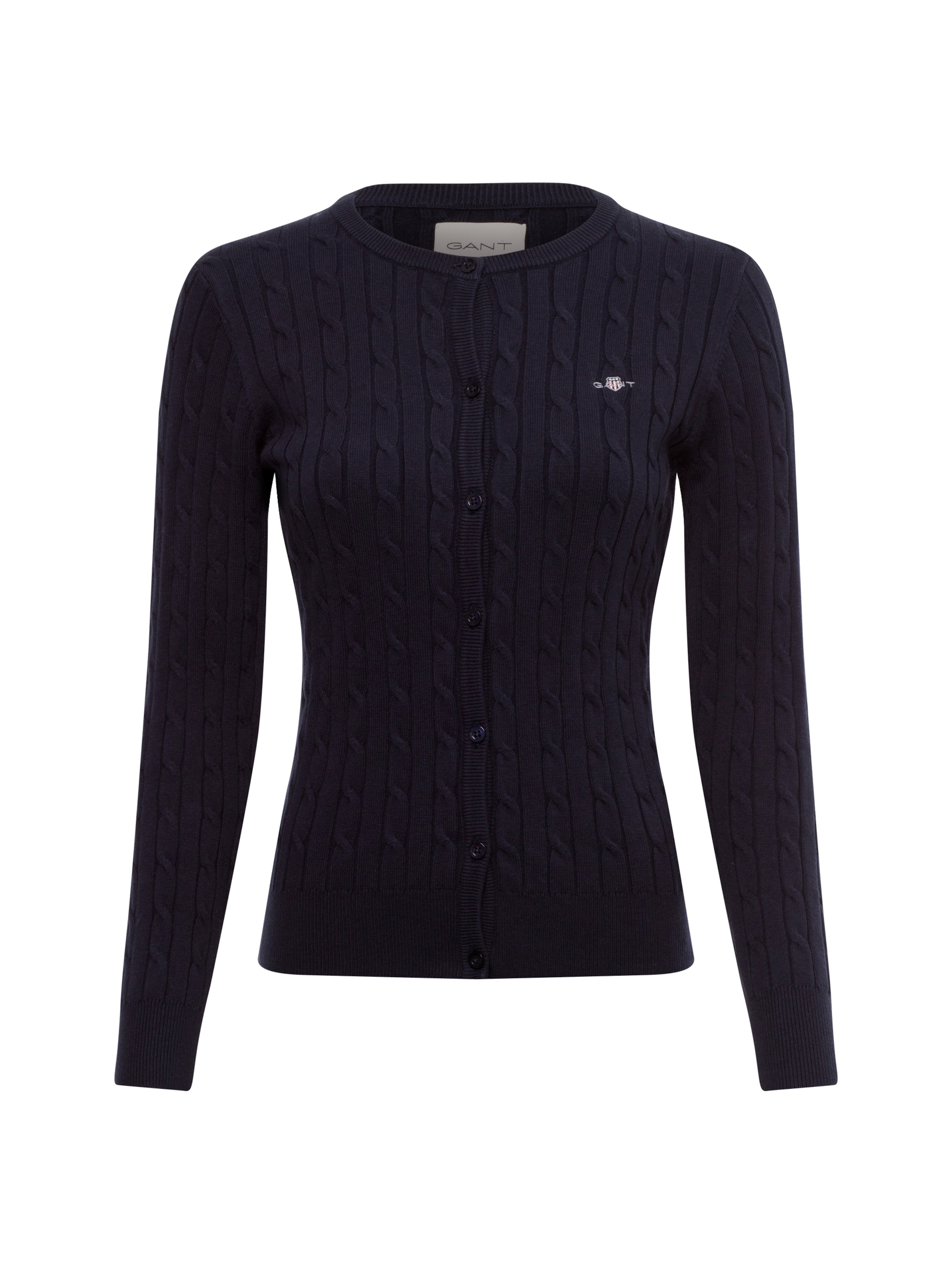 GANT Knit cardigan in Blue: front