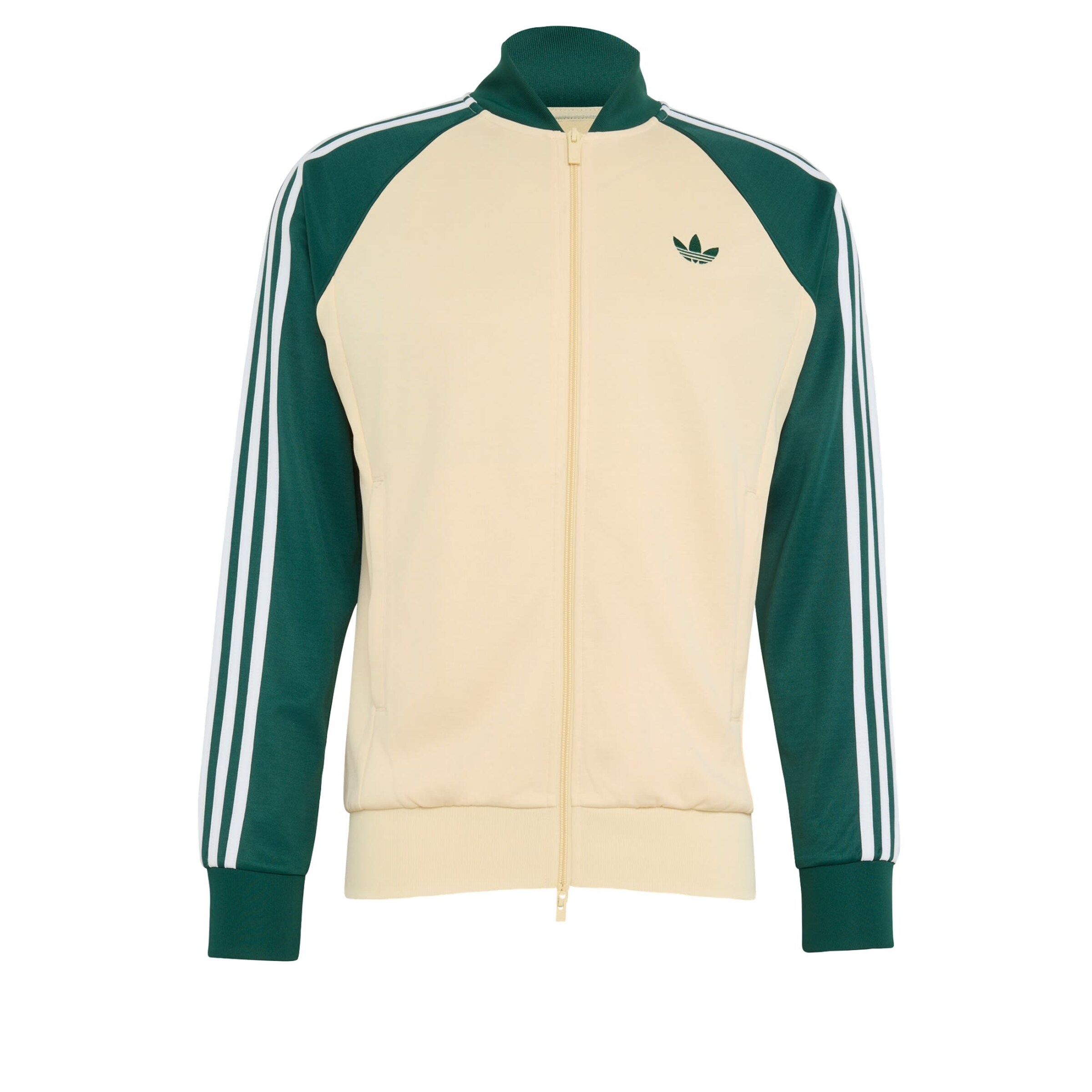 ADIDAS ORIGINALS Кофта на молнии 'SST' в Бежевый: спереди