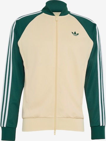 ADIDAS ORIGINALS Кофта на молнии 'SST' в Бежевый: спереди