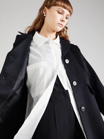 Weekend Max Mara Between-Seasons Coat 'TEVERE' in Black