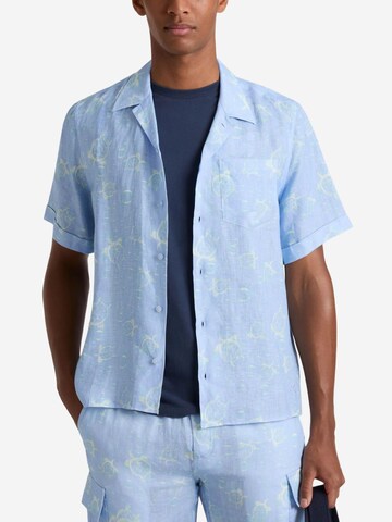 Vilebrequin Regular fit Overhemd in Blauw