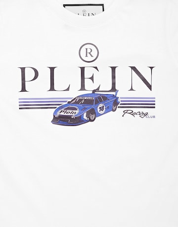 Philipp Plein - Camiseta 'Racing' en blanco