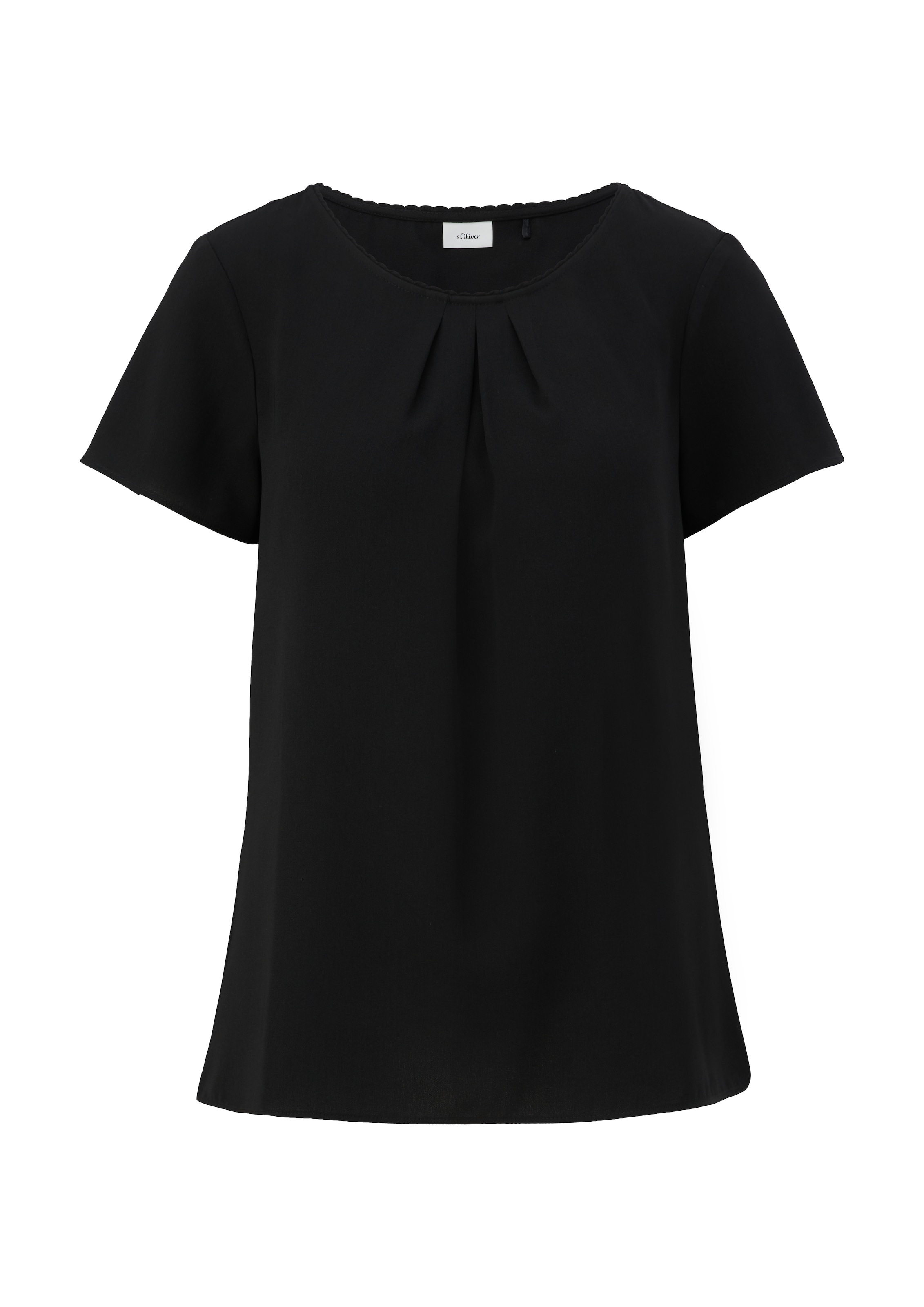 s.Oliver BLACK LABEL Blouse in Zwart: voorkant