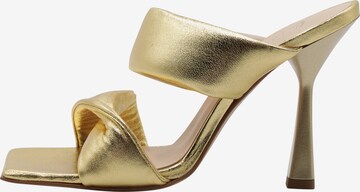 faina Pantolette in Gold: predná strana