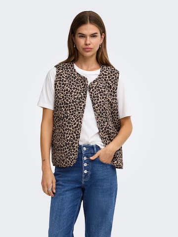 ONLY - Chaleco 'ONLBABY' en beige: frente