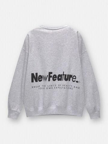 Pull&Bear Sweatshirt i grå