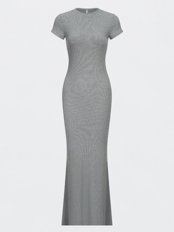 Abito 'Ribbed T-Shirt Maxikleid' di cfab (formerly creamy fabrics) in grigio: frontale