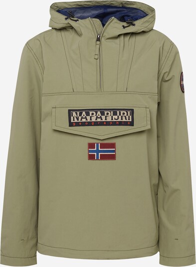 NAPAPIJRI Performance Jacket 'RAINFOREST' in Olive / Carmine red / Black, Item view