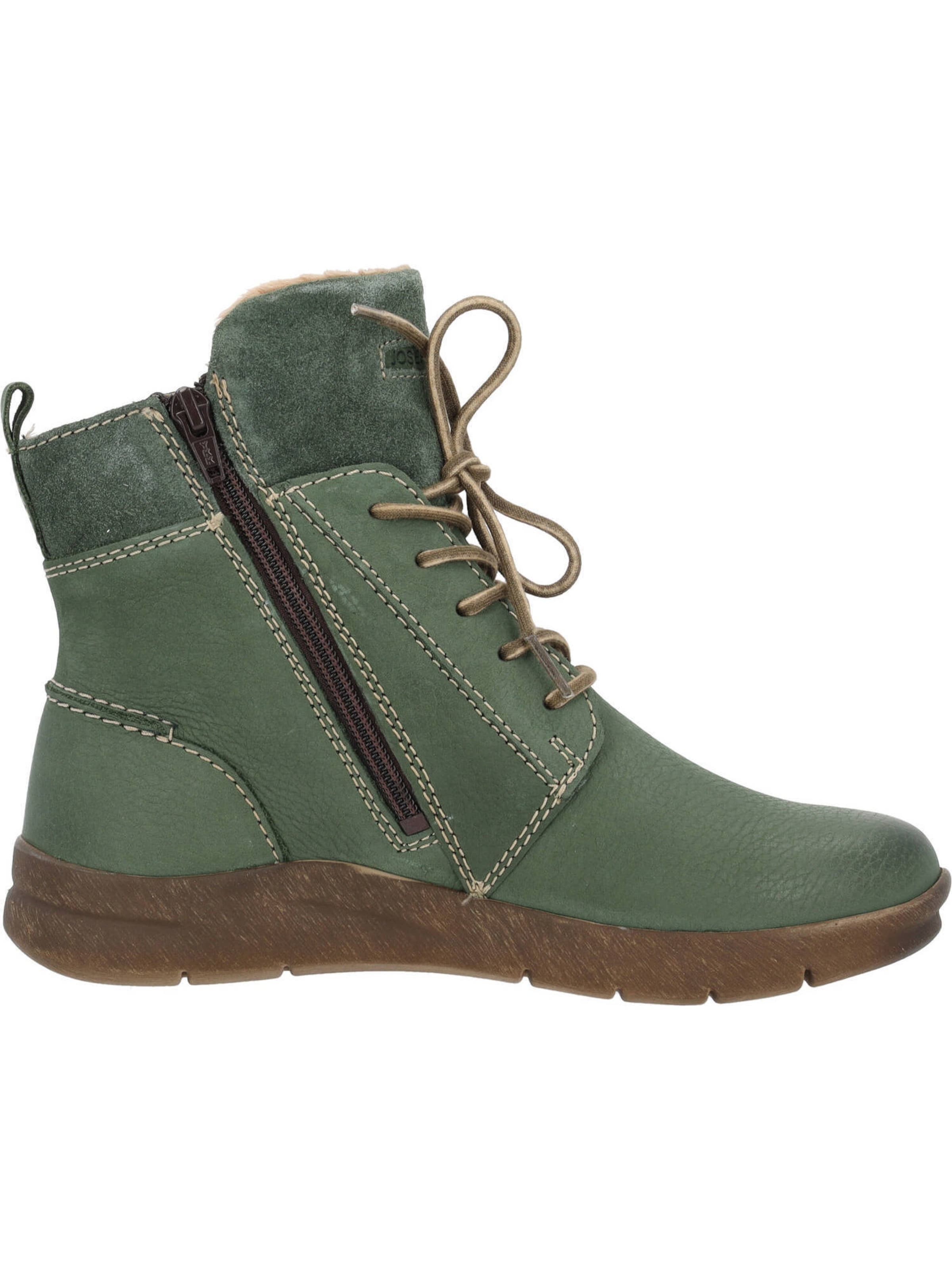 JOSEF SEIBEL Lace-up bootie 'Conny 53' in Green