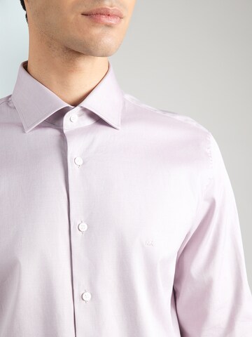Michael Kors Slim fit Πουκάμισο σε λιλά