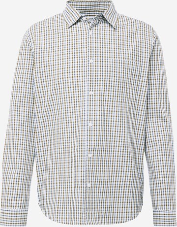 Coupe regular Chemise BURTON MENSWEAR LONDON en vert : devant