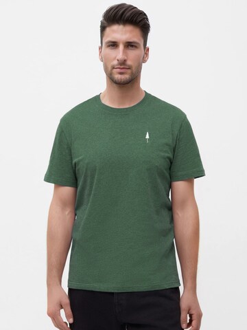 T-Shirt 'TreeShirt' NIKIN en vert : devant