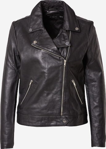 SOAKED IN LUXURY Between-Season Jacket 'Maeve' in Black: front