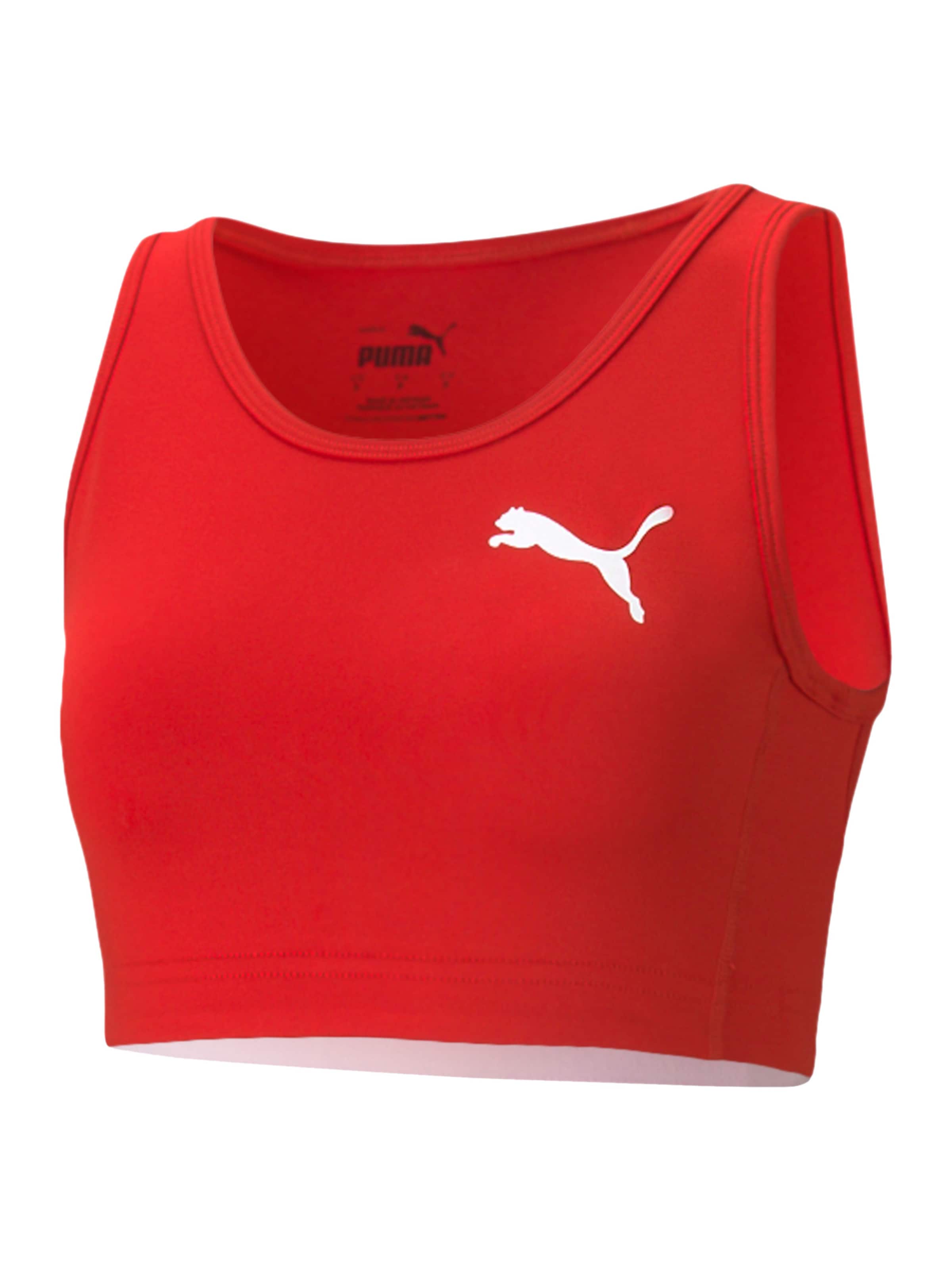PUMA Sporttop in Rot: Vorderseite