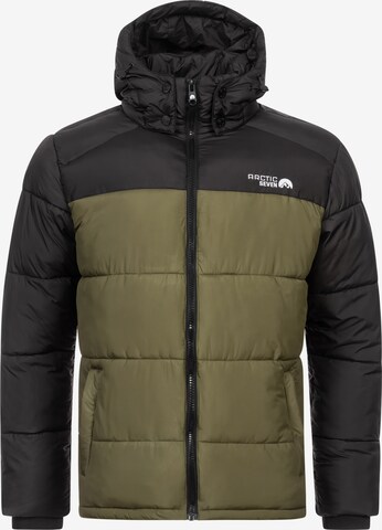 Arctic Seven Performance Jacket in Green: front