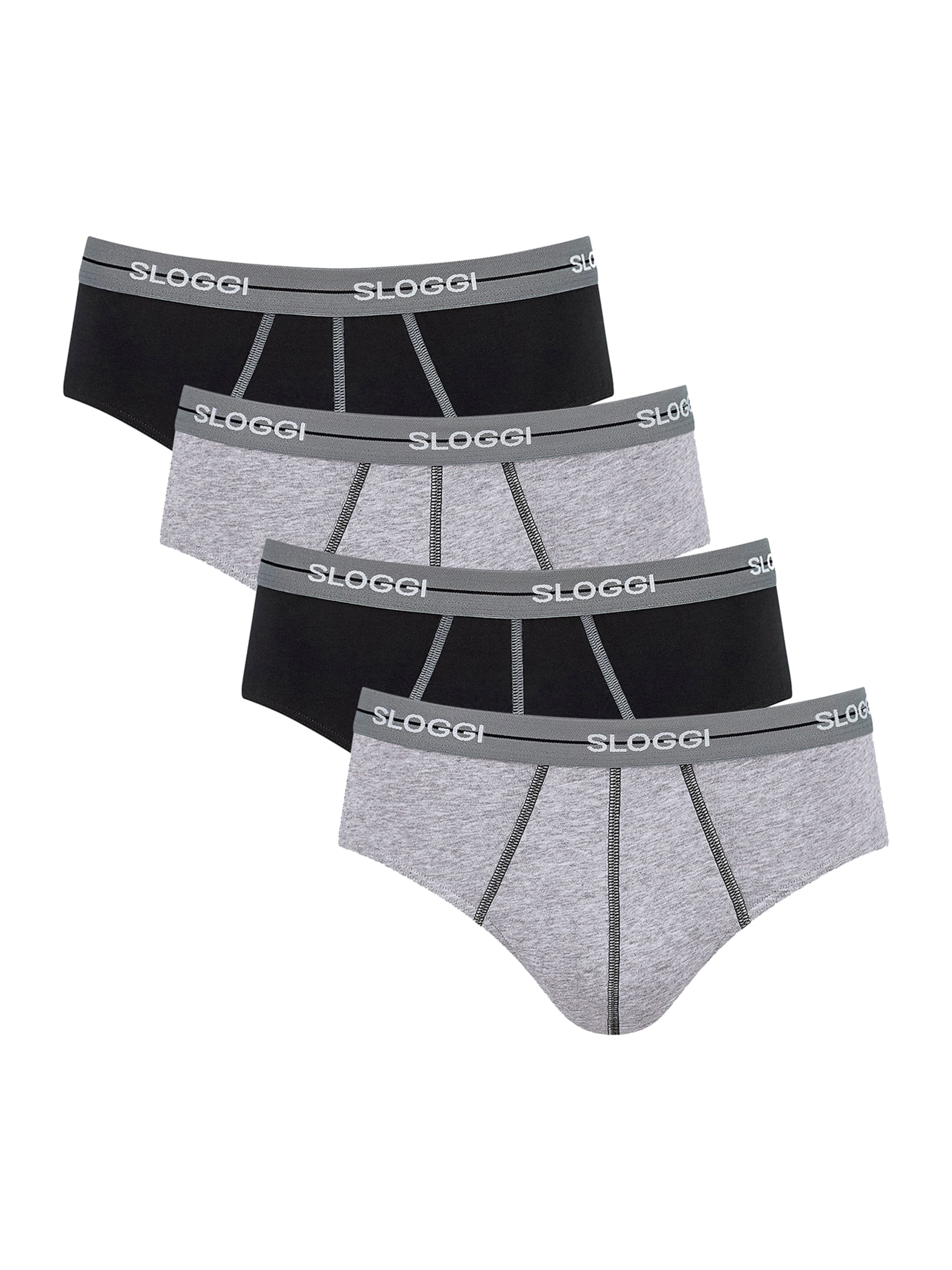 SLOGGI Midislip 'Start' in Grau: Vorderseite