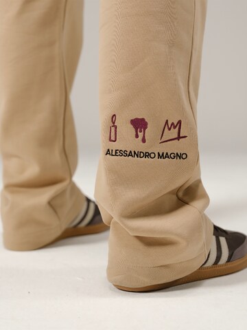 Alessandro Magno Loosefit Sporthose 'GINGER ROOT' in Beige