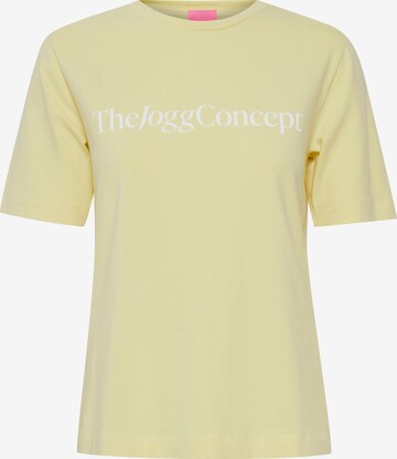 T-shirt The Jogg Concept en jaune : devant