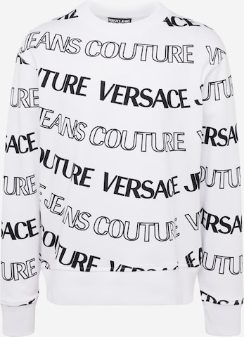 Versace Jeans Couture - Sudadera en blanco: frente