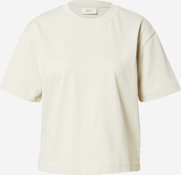 Gina Tricot Shirt in Beige: voorkant