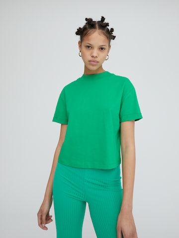 EDITED Μπλουζάκι 'Louna' σε πράσινο: μπροστά