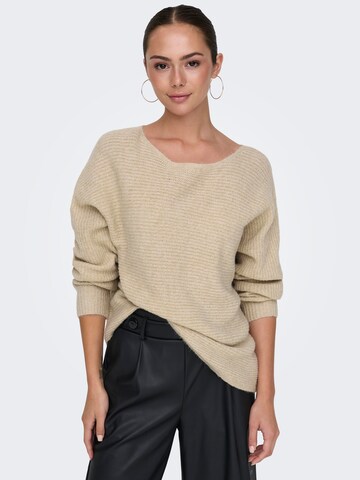 JDY Pullover 'JDYUma' in Beige: Vorderseite