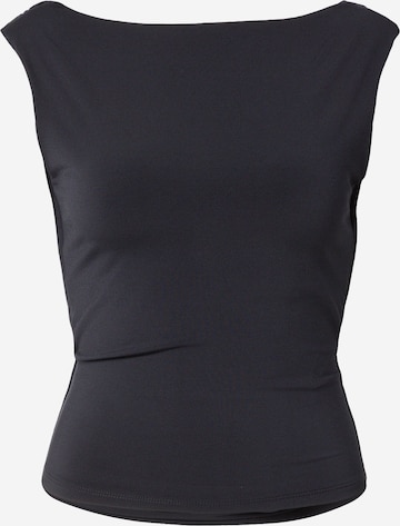 Abercrombie & Fitch Top in Schwarz: Vorderseite