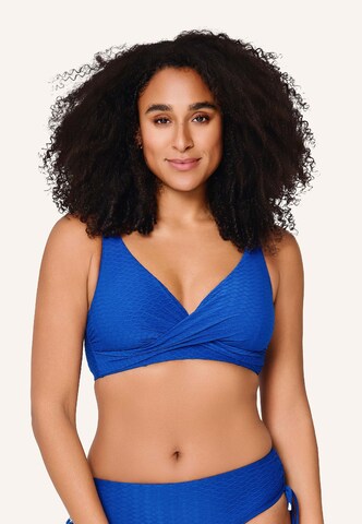 LingaDore Bikinitop in Blauw: voorkant