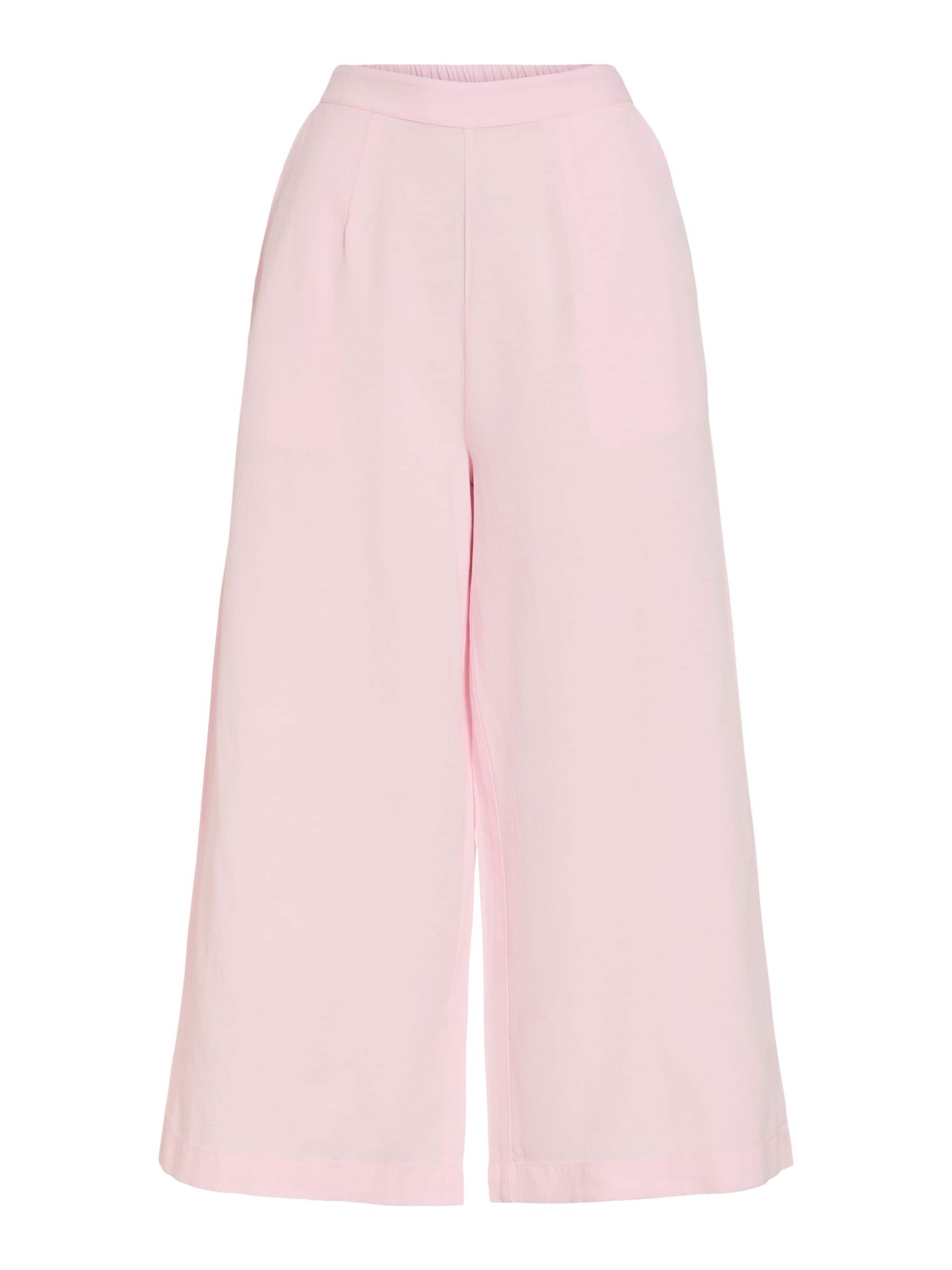 VILA Trousers 'VIPRISILLA' in Pink: front