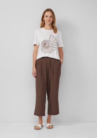 s.Oliver Regular Pleat-front trousers in Brown